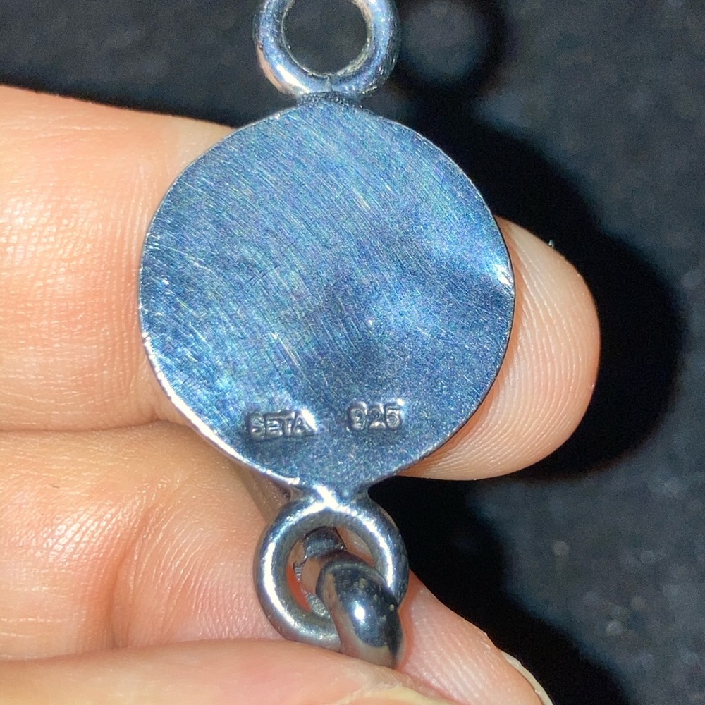 Sterling Silver Initial Bracelet (R) - Picture 9 of 10